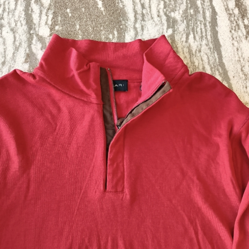 Tahari Men's Viscose Blend 1/2 Zip Pullover Sweatshirt NEW Size Large